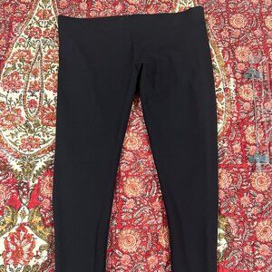 Black Straight Leg Stretch Pants